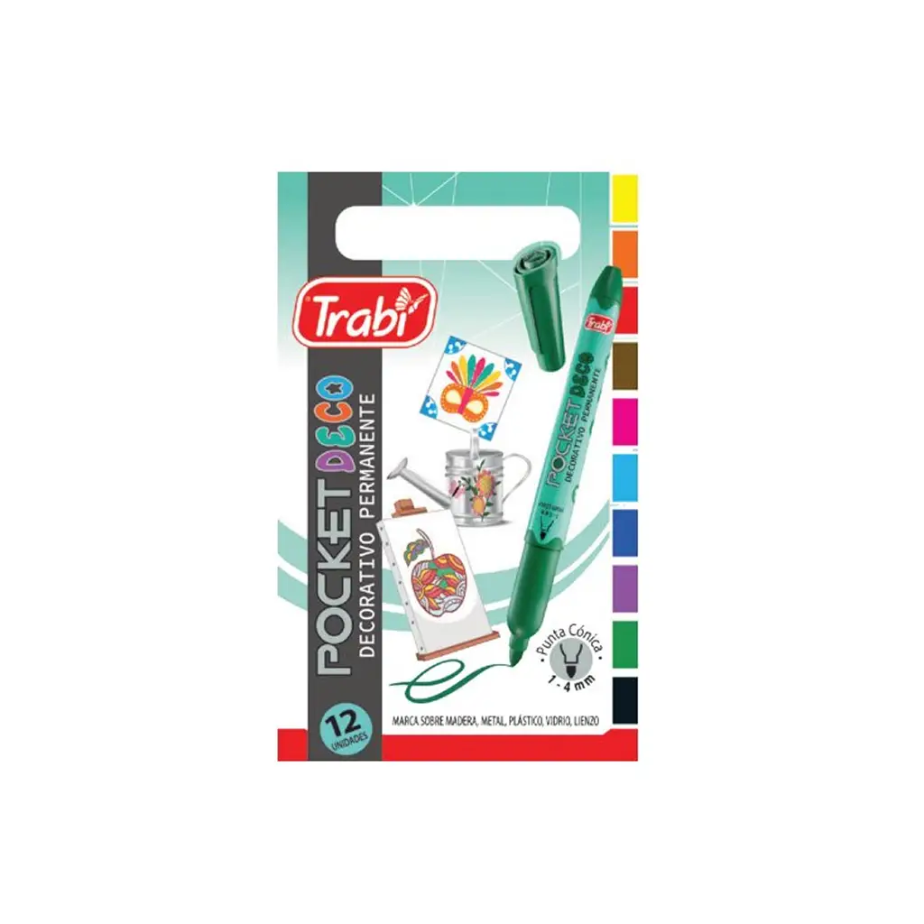 Marcador Pocket Decorativo Permanente