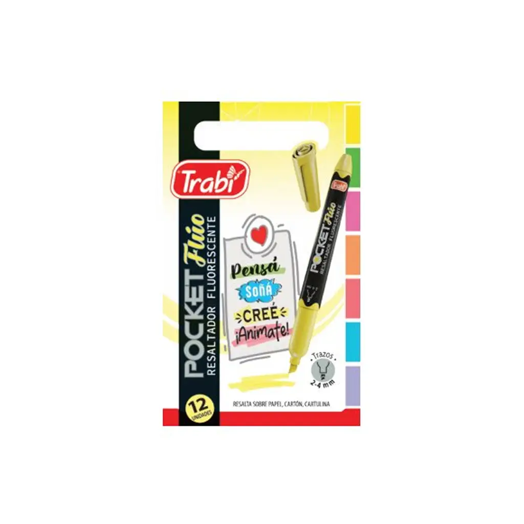 Resaltador Pocket Flúo