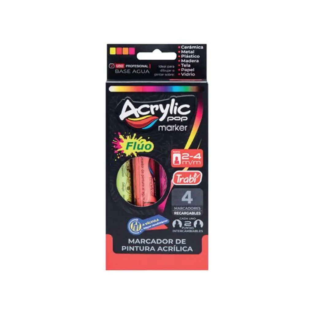Acrylic Pop Estuches Especiales 2-4mm