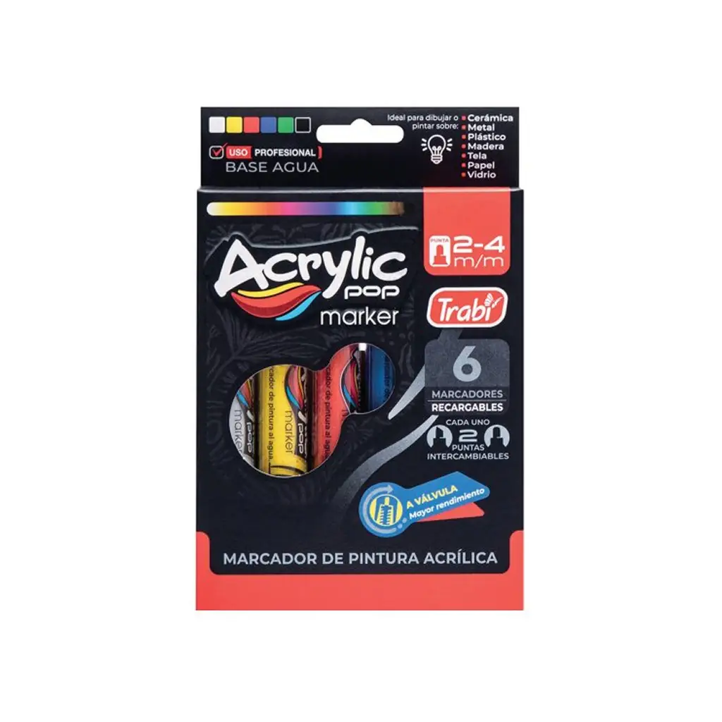 Acrylic Pop 2-4mm